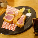 炉端 百式 - マグロのレアカツ