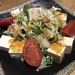 天空庵 - 豆腐サラダ