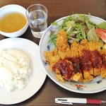 サラキッチン - チキンカツ定食 500円