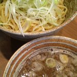 麺屋 錦堂 桜上水 - 煮魚つけめん（＋ネギ）