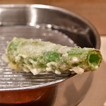 てんぷら 深町 - 万願寺唐辛子