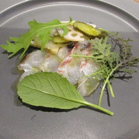 リストランテ ハナタニ - 淡路島産 天然鯛のカルパッチョ
