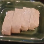 そば七 - 豆腐のしょうゆ漬け 200円