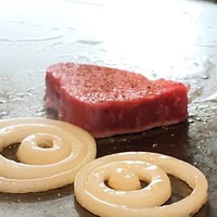 佐賀牛 季楽 銀座  - ミディアムレアで