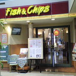 フィッシュ＆チップス - フィッシュ ＆ チップスの店の前です。