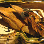 2009年１月：皮をあぶった筍・・もう春の気配なんですね