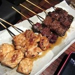 膳 - 別注文の串焼き盛り合わせ