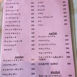 リバーストーン - メニュー