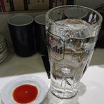 寿司 魚がし日本一 - 吟のわけまえ米焼酎水割り