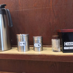 そばの神田 東一屋 - コンディメンツ。