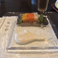 梅の花 横浜スカイビル店 - 夏野菜の和テリーヌ