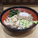 そばの神田 東一屋 - 冷やし朝そば＋肉！