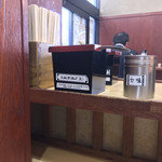 そばの神田 東一屋 - コンディメンツ。