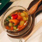 太閤うどん - 太閤だしのゼリー寄せ