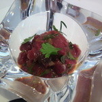 ユニッソン デ クール - 蝦夷鹿のタルタル仕立て