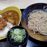 ゆで太郎 - ミニカツカレーセット680円(税込)