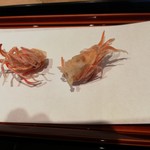 てんぷら 近藤 - エビ足　頭