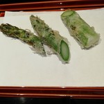 てんぷら 近藤 - アスパラガス