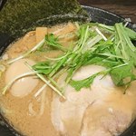 節 - 節そば(850円)※メンマが見えなかったので水菜さんにちょっとどいていただきました