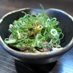 つかふき屋 - しめじ葱ポンズ