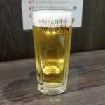 つかふき屋 - 生ビール