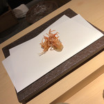 天ぷらあら木 - エビ足