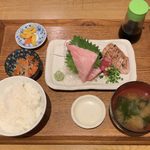 Hinomoto Shokudou - 本鮪頭肉カマトロ定食 ¥871