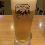 Hinomoto Shokudou - 生ビール（アサヒスーパードライ） ¥278
