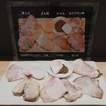 七星 - ONE's全８店のチャーシュー食べ比べ