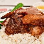 Kam's Roast Goose - Roast Goose Combo on Rice@74HK＄：お肉に寄る。