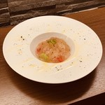 Suteki Dainingu Hoshizaki - ズワイ蟹と海老のジュレ
