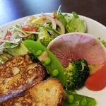 ル・ヴァン ヴェール  - 新鮮野菜のサラダです。