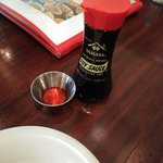 SWEET HOME GLAD - 餃子のタレはヤマサ醤油とラー油で作ります。