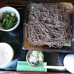 十割そば ゆう賀 - 冷やし山菜(細打ち)(900円)