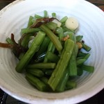 十割そば ゆう賀 - 山菜 アップ