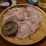 あずまし亭 - 自家製ハム盛り合わせ2019.05.17