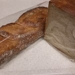 麦焼処 麦踏 - バタールと角食パン5枚切
