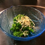 海鮮料理 吾作どん  - H.31.3.30.夜 菜の花おひたし 280円税別