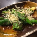 海鮮料理 吾作どん  - H.31.3.30.夜 土佐甘長ししとう焼 280円税別