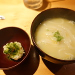 旧かつえ - 自家製うどん、冷たいおじや