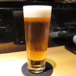 銀座みやま - ⑥生ビール：キリン・ブラウマイスター