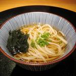 銀座みやま - ⑮お食事：まるふじ製麺所謹製　五島うどん