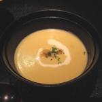 銀座みやま - ⑦御椀：スイートコーンのポタージュ