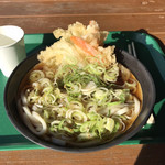 天童製麺 - かき揚げうどん