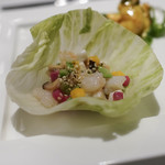 カントニーズ 燕 ケン タカセ - 海老のヘルシーマンゴーマヨネーズソース炒め