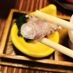 幸寿司 - 一瞬、蛍烏賊⁈って思いましたが
食べたら味が全然違うので直ぐに分かります。

ベイカの蛍烏賊サイズ初めて食べました（笑）