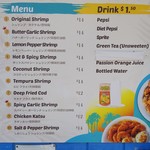 Fumi's Kahuku Shrimp - 外看板メニュー