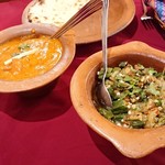 KOH-E-NOOR - 1903_KOH-E-NOOR PASAR FESTIVAL_Bhindi Masala@85,000Rp(オクラカレー)+Chicken Butter@110,000Rp(チキンバターカレー)+Naan Cheese@32,000Rp(チーズナン)