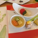 創作料理と天ぷら 秋月 - 前菜