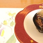 創作料理と天ぷら 秋月 - 茄子と鴨の山椒味噌焼